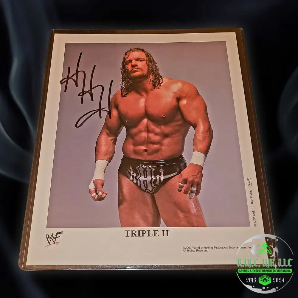 *Wwf/Wwe Triple H Signed Autographed Original 8X10 Photofile P-427*#Hhh105