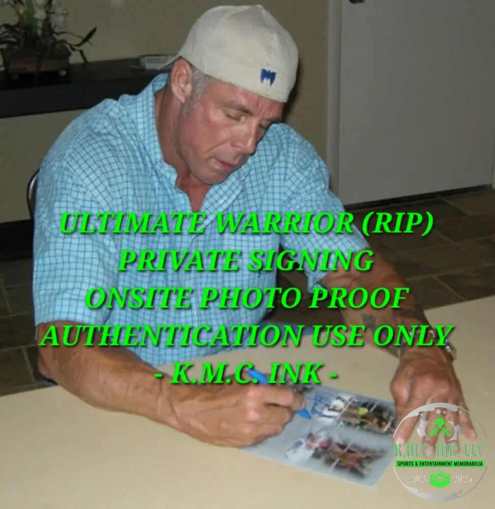*Wwf/Wwe Ultimate Warrior Signed Autographed 8X 10 Photo Collage W/ Project Holo* #War149